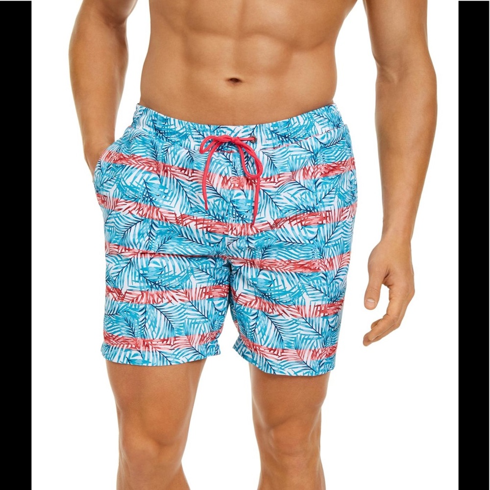 Club Room Mens Swimsuit Board Short Swim Trunks